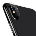 Miniatyrbillede 1 af 7: 2 stk iPhone X/XS - Skærmbeskytter Kamera - Hærdet Glas Transparent