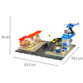 Miniatyrbillede 10 af 11: Bensinstation polisparkering set 54el