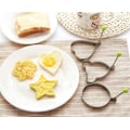 Miniatyrbilde 2 av 7: 2-Pak - Eggform / Form til Egg Silver Cirkel