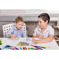 Miniatyrbillede 10 af 11: Blocks - straws - construction figures - 1000 pcs Multicolor