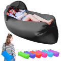 Miniatyrbilde 1 av 7: Luftsoffa / LayBag med Solskydd - Uppblåsbar Black