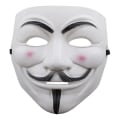 Miniatyrbilde 1 av 4: 3-Pak Anonymous Maske - Guy Fawkes / V for Vendetta White