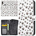 Miniatyrbild 1 av 2: Huawei Y6 (2019) - Plånboksfodral/Skal Paw Pattern