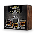 Miniatyrbillede 8 af 8: Twisted Karaffesæt - Whiskeyglas & Whiskysten – Whiskey Transparent