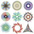 Miniatyrbild 4 av 11: Spirograph Set med Pennor - 26-delar