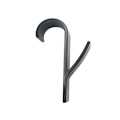 Pikkukuva 2 / 10: Pyyheteline / Kylpyhuonekoukku - 2 kpl Black