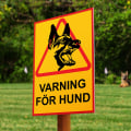 Miniatyrbild 3 av 3: VARNING FÖR HUND Skylt - Hundskylt / Varningsskylt / A4 multifärg