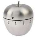 Miniatyrbild 1 av 5: Äggklocka / Timer / Kökstimer - Äpple Silver