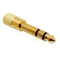 Pikkukuva 2 / 3: 2-Kpl - Kuulokeadapteri 6.35 mm Uros - 3.5 mm Naaras – AUX Gold