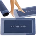 Badrumsmatta / Snabbtork & Halkfri - 58x38cm - Rektangulär