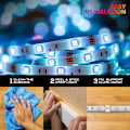 Miniatyrbild 3 av 7: LED-Strip Lights med RGB / Ljusslinga / LED-list - 10 meter multifärg