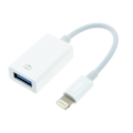 Pikkukuva 1 / 9: iPhone Sovitin USB:hen – USB 2.0 Naaras ja Lightning – OTG White