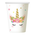 Miniatyrbillede 1 af 2: Unicorn Star pappersmuggar 6 stycken 266 ml