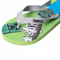 Miniatyrbillede 2 af 3: Minecraft Flip-flop Tofflor för Barn 31/32