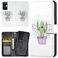 Pikkukuva 1 / 2: OnePlus Nord CE 3 Lite 5G - Lompakkokotelo/Kuoret Happy Cactus