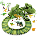 Miniatyrbilde 6 av 11: Stor Bilbane for Barn – Dinosaur Green