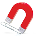 Pikkukuva 1 / 4: Hevosenkengän magneetti / Jääkaappimagneetti - Klassinen (5 cm) Red