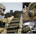 Miniatyrbild 4 av 11: Taktiska Handskar - Large - med Touch -  Militärhandskar Grön L