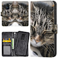 Miniatyrbild 1 av 2: Xiaomi Redmi Note 9 - Plånboksfodral/Skal Sovande Katt