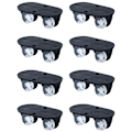Pikkukuva 1 / 6: 8-Kpl - Itsekiinnittyvät Pyörät / Huonekalupyörät – Mini Black