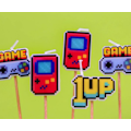 Pikkukuva 4 / 4: Gamer Game On Tårta Ljus, 5-delars Ljusset