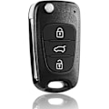 Miniatyrbillede 2 af 8: Nøgleskal / Alarmdåse til Hyundai & Kia - 3 knapper