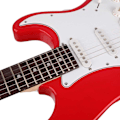 Miniatyrbild 5 av 8: Elgitarrpaket för Nybörjare - Elgitarr med tillbehör Röd