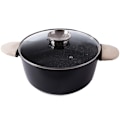 Miniatyrbild 10 av 10: 8L Gryta med lock – Non stick beläggning – Induktionshäll