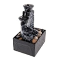 Miniatyrbild 3 av 5: Minifontän / Fontän - USB - 17 cm Mörkblå