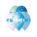 Pikkukuva 1 / 2: Baby It's a Boy-ballong, 5 stycken, 33 cm (13 tum)
