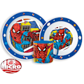 Miniatyrbillede 2 af 2: Spiderman middagset med mugg 265 ml, mikropolymerplast