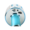 Miniatyrbillede 4 af 8: Karaokemikrofon med Højttaler / Karaoke Mikrofon – Bluetooth Blue
