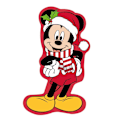 Pikkukuva 1 / 2: Mickey Mouse julkudde i 3D-form, 35 cm, av sammet – Disney