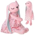 Plyschkaninmaskot rosa 52cm