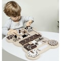 Miniatyrbilde 10 av 10: Busy Board for Babyer – Sensorisk leke