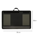 Pikkukuva 9 / 9: Laptopbord för sängstativ svart