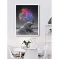 Pikkukuva 1 / 4: Diamond Painting / DIY 5D Timanttimaalaus - 30x40cm - Elefantti