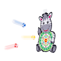 Miniatyrbillede 3 af 7: Kardborre dart spel säkert dart mål zebra