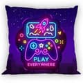 Gamer Neon kuddfodral 40x40 cm