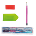 Miniatyrbilde 3 av 3: Diamond Painting / DIY 5D Diamantmaling - 50x30cm - Verdenskart Multicolor
