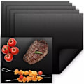 Miniatyrbild 1 av 11: 5-Pack - Grillmatta / Non-Stick Matta till Grill Svart