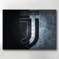 Miniatyrbillede 1 af 5: Lærredsbillede / Lærredstryk - Juventus - 40x30 cm - Lærred Multicolor