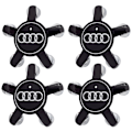 Miniatyrbilde 4 av 5: 4-Pak - Audi Senterkopper - Bil Svart 70 mm / 135 mm