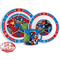 Miniatyrbild 2 av 2: Avengers Army middagsset, mikropoolset med mugg 265 ml