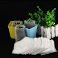 Miniatyrbillede 7 af 7: 100-Pak - Tomme Frøposer / Poser til Frøplanter - Plante White