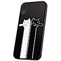 Miniatyrbillede 1 af 2: iPhone XR - Cover/Mobilcover Langstrakte Katte Multicolor