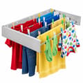Sammenleggbart tørkestativ 80 cm – Veggmontert 1-Pack
