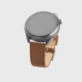 FIXED Äkta läderrem för Smartwatch Universal 22 mm Brun