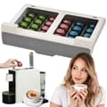 Nespresso-hållare vägg - För 30 kapslar, utdragbar topp