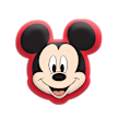 Pikkukuva 1 / 2: Disney Musse Pigg Bladformad Dekorativ Kudde 35x33 cm i Sammet